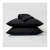Jogo de Cama Liso King 3 peças Malha 100% Algodão Antialérgico Cor Preto Slim