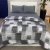 Kit Cama Casal Cinza Europa – Edredom Geométrico + Lençol 3 Peças 100% Algodão - Edromania | Edredom, Toalhas De Mesa, Toalha De Banho, Jogo De Cama Infantil