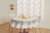 Toalha de Mesa Redonda Estampada 4 lugares Clara 155cm