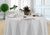 Toalha de Mesa Redonda Jacquard 4 lugares 160cm