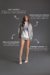Jaqueta Oversized PU Vinil Cinza - comprar online