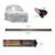 BARRA LED DUAL COLOR 300W 80CM STROBO LENTE 7D SCP-5300DC