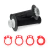 MANOPLA LOCK-ON (NAC) - PRETO - BIKER - comprar online