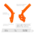PROTETOR DE QUADRO KTM (ENDURO 17/19) - LARANJA - BIKER - comprar online