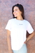 Camiseta Branca Tecido Dry Fit - comprar online