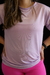 Blusa Lilás Tecido Liganete - comprar online