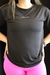 Blusa Preta Tecido Liganete - comprar online