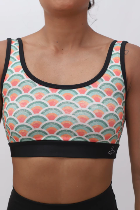 Top Nath Verde Tecido Trilobal - comprar online