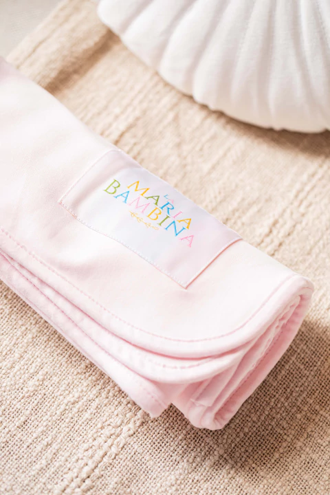 Manta Algodão Egípcio Stella Rosa – Maciez e Conforto para o Bebê