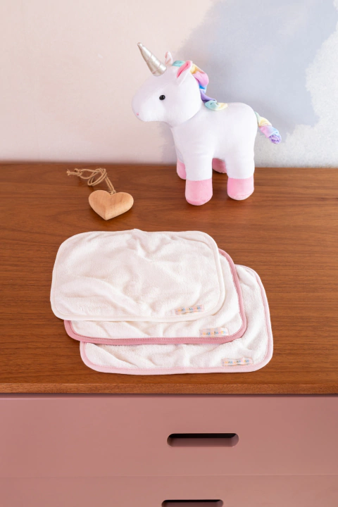 Trio Paninho de Boca Rosa – Maciez e Absorção para o Seu Bebê