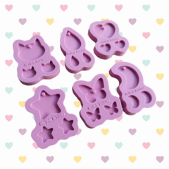 KIT com 6 Moldes para Joias - Pingente e Brincos (3cm) - comprar online