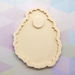 Molde de Geodo para Paleta de Maquiagem ou Plaquinha de Manicure (13cm)