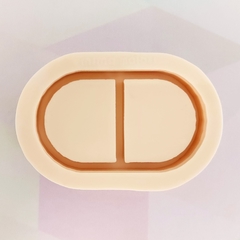 Molde SHAKER - Pílula Remédio (6cm) - Tampa, Acetato e Espelho Compatíveis