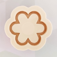 Molde SHAKER - Flor 6 Pétalas (5cm) - Tampa, Acetato e Espelho Compatíveis