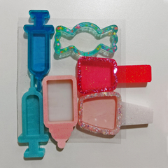 Imagem do Pack com 10 Folhas de Acetato (10x10cm) para Fechamento de peça Shaker