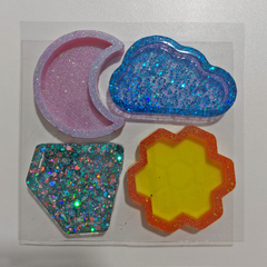 Pack com 10 Folhas de Acetato (10x10cm) para Fechamento de peça Shaker