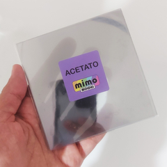 Pack com 10 Folhas de Acetato (10x10cm) para Fechamento de peça Shaker