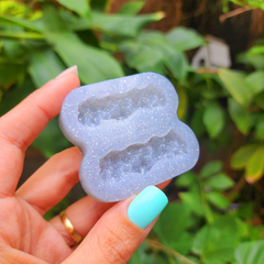 Molde para Presilha de Cabelo Geodo (5cm) - Textura de Pedras com Efeito Cristal - 2 cavidades na internet