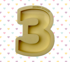 Molde de Velas Numéricas para Bolo de Aniversario (7cm) 0 a 9 - Mimo Moldes