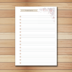 Imagem do MIOLO IMPRESSO - Agenda 2025 Floral com Versículos - 2 dias por página (ESCOLHA O TAMANHO E FURAÇÃO)