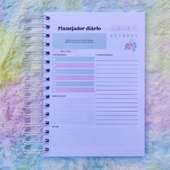 [WIRE-O] [A5] KIT de Miolo + Arame - Planner Diário Devocional com Versículos - 100 folhas (16 furos) [W011]