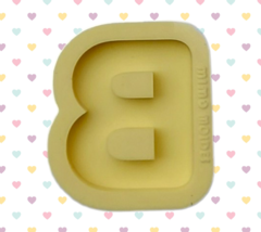Moldes Alfabeto Arredondado Invertido - Letras Individuais (4cm) - Avulso ou Completo (Escolha) - loja online