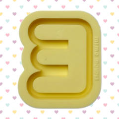 Imagem do Moldes Alfabeto Shaker Arredondado Invertido - Letras Individuais (5cm) - Avulso ou Completo (Escolha)