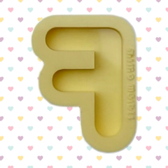 Moldes Alfabeto Arredondado Invertido - Letras Individuais (4cm) - Avulso ou Completo (Escolha) na internet
