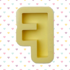 Moldes Alfabeto Reto Invertido (Estilo molde Chinês) - Letras Individuais (4cm) - Avulso ou Completo (Escolha) na internet