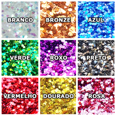 Pote de GLITTER GROSSO - Seleciona a Cor