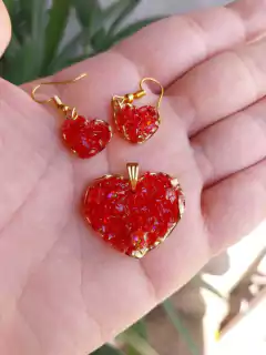 KIT com 6 Moldes para Joias - Pingente e Brincos (3cm) com Textura de Pedras com Efeito Cristal - comprar online