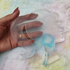 Molde de Eternização Afetiva ou Luminária - Barbie OLD - M ou G (Escolha) - Com coroa laço e nome na internet