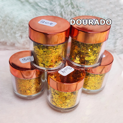 Pote de GLITTER FLOCADO - Seleciona a Cor - Mimo Moldes