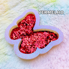Pote de GLITTER FLOCADO - Seleciona a Cor