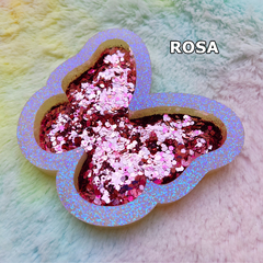 Pote de GLITTER FLOCADO - Seleciona a Cor - loja online