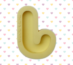 Moldes Alfabeto Arredondado Invertido - Letras Individuais (4cm) - Avulso ou Completo (Escolha)