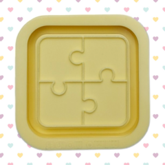 Molde SHAKER com Gravação - Quebra Cabeças Simbolo Autismo (5cm) - Acetato Compatíveis