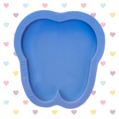 Molde para Chaveiro Plaquinha Dente (6cm) - 1 cavidade