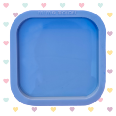 Molde para Chaveiro Plaquinha Quadrado (6cm) - 1 cavidade
