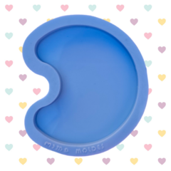 Molde para Chaveiro Plaquinha Lua (6cm) - 1 cavidade