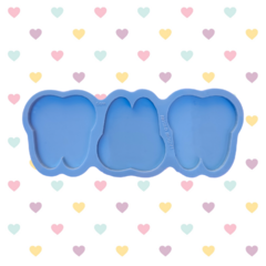 Molde para Chaveiro Plaquinha Dente (6cm) - 3 cavidades
