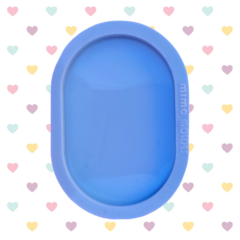 Molde para Chaveiro Plaquinha Oval (7cm) - 1 cavidade