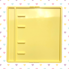 [FICHÁRIO] [A5] [4 FUROS] com Lombada Molde de Capa de Fichário para garra de 4 argolas