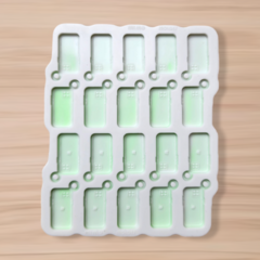 Molde Celular Smartphone (2,5cm) - 20 cavidades - Mini Pingentes - Iphone Android