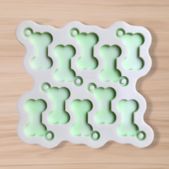 Molde Osso Ossinho Pet (2,5cm) - 10 cavidades - Mini Pingentes