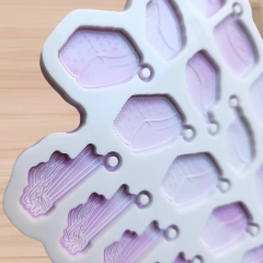 Molde Sushi Hashi Sashimi (2,5cm) - 20 cavidades - Mini Pingentes - Comida Japonesa na internet