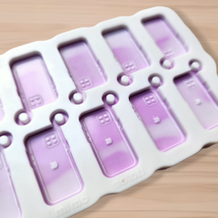 Molde Celular Smartphone (2,5cm) - 10 cavidades - Mini Pingentes - Iphone Android - comprar online