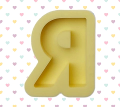 Moldes Alfabeto Reto Invertido (Estilo molde Chinês) - Letras Individuais (4cm) - Avulso ou Completo (Escolha) na internet