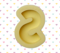Moldes Alfabeto Reto Invertido (Estilo molde Chinês) - Letras Individuais (4cm) - Avulso ou Completo (Escolha) - Mimo Moldes