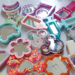 Pack com 5 Mini Espelhos para os Shakers - Escolha o Modelo - loja online